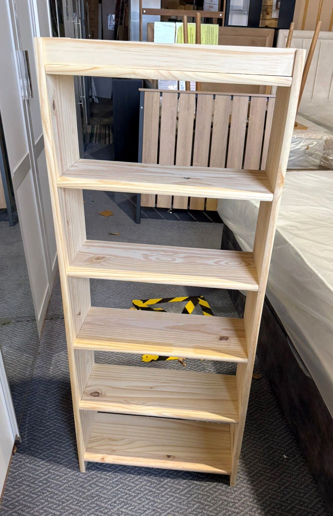 Assembled Narrow Shelving Unit - Pine
